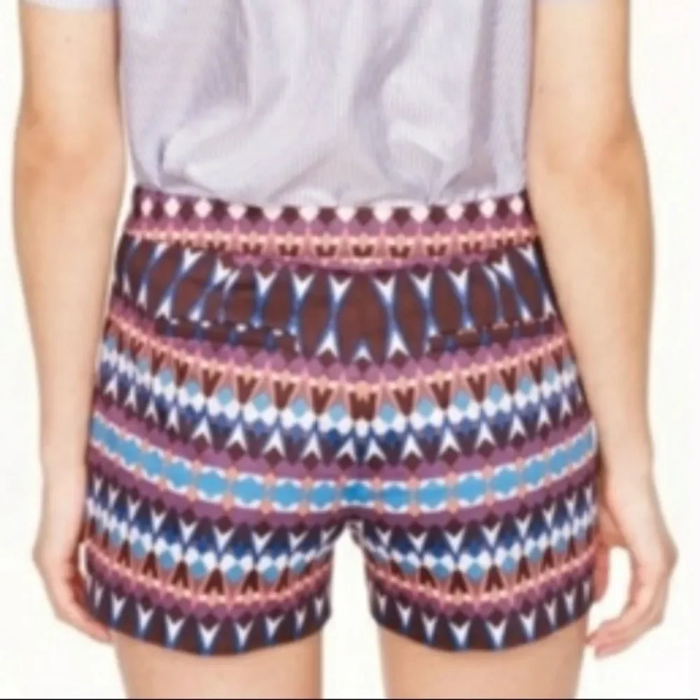 J Crew Geometric Pattern Shorts - Picture 2 of 11